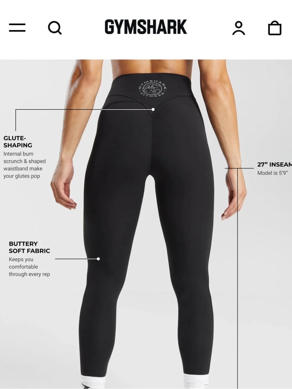 Gymshark legacy logo leggings